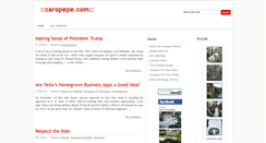 Desktop Screenshot of caropepe.com